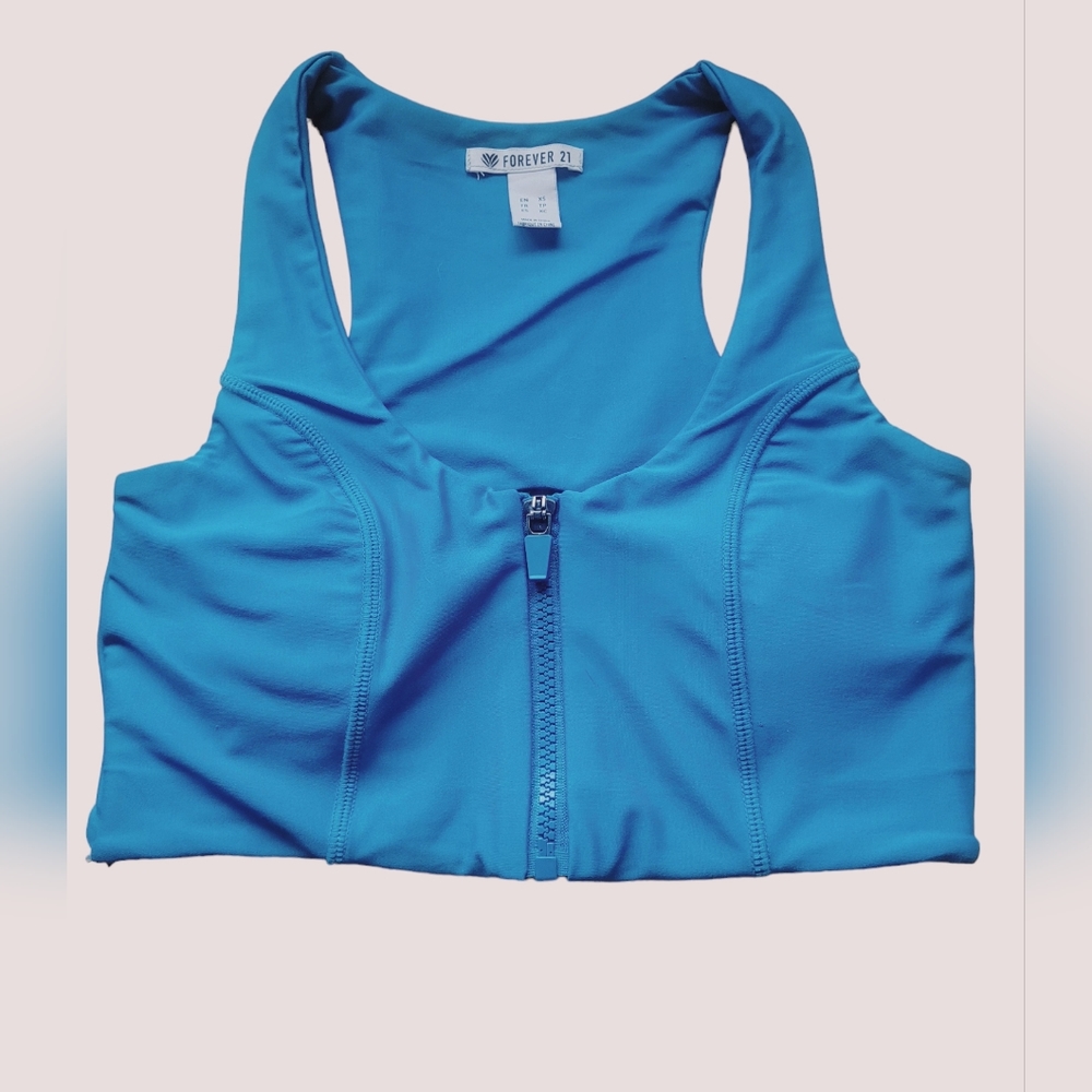 FOREVER 21 - Sports Bra with Full Zipper